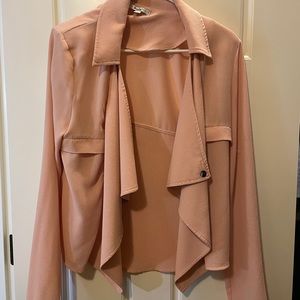 waterfall thin trench coat